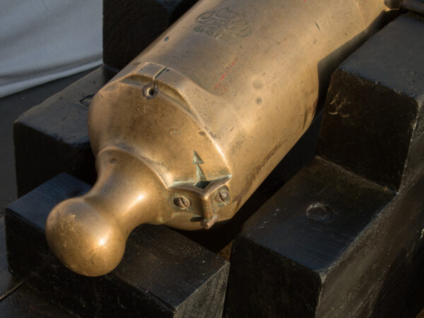 Pair of Historic Egyptian Islamic Bronze Cannons - Image 6