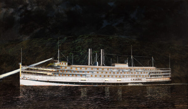 The Hudson River Paddlewheel Steamer C.W. MORSE