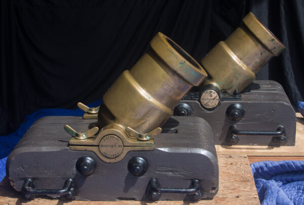 Pair of American Civil War Style Bronze Mortars - Image 2