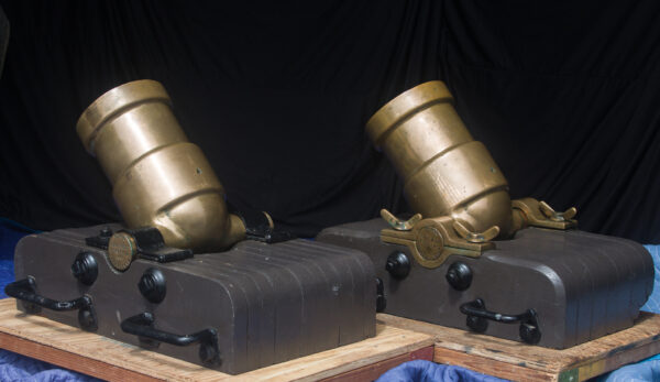 Pair of American Civil War Style Bronze Mortars - Image 5