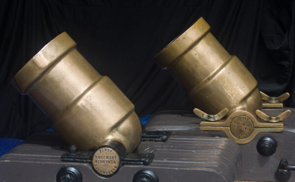 Pair of American Civil War Style Bronze Mortars - Image 6