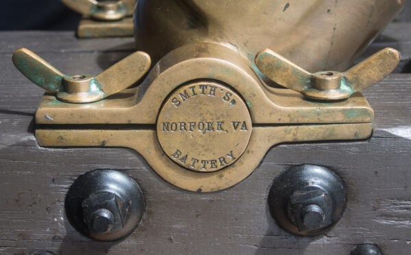 Pair of American Civil War Style Bronze Mortars - Image 9