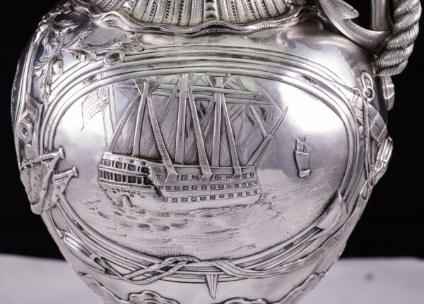 Three Solid Silver Pieces Given for Heroic Rescue of Passengers of S.S. SAN FRANCISCO - Image 12