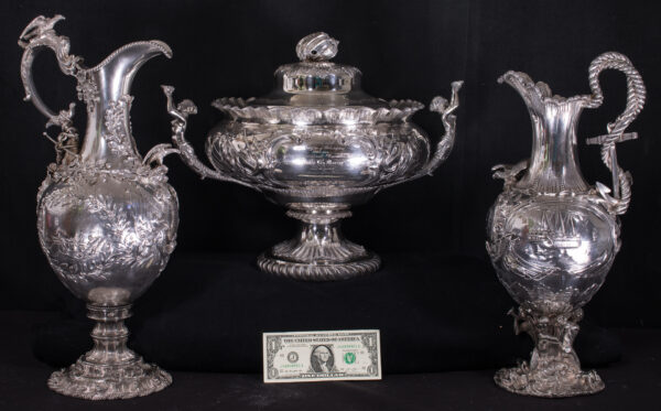 Three Solid Silver Pieces Given for Heroic Rescue of Passengers of S.S. SAN FRANCISCO - Image 2