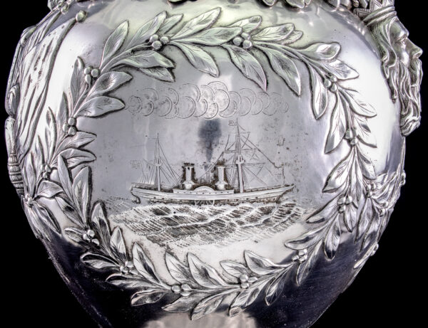 Three Solid Silver Pieces Given for Heroic Rescue of Passengers of S.S. SAN FRANCISCO - Image 23