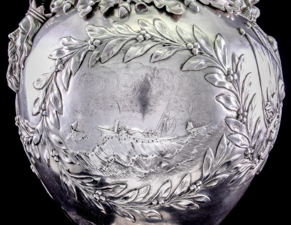 Three Solid Silver Pieces Given for Heroic Rescue of Passengers of S.S. SAN FRANCISCO - Image 24