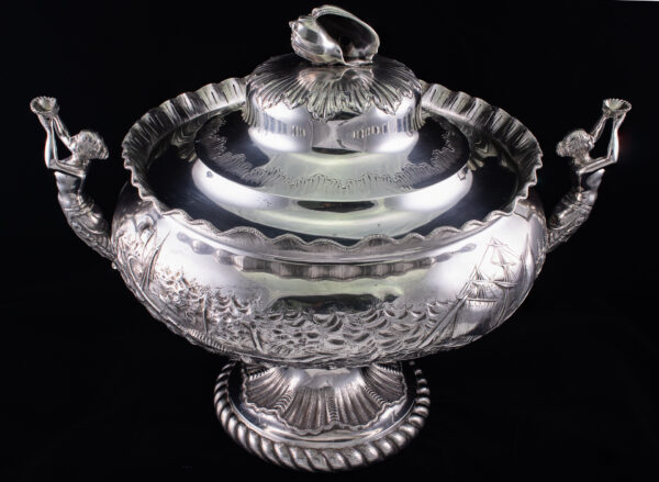 Three Solid Silver Pieces Given for Heroic Rescue of Passengers of S.S. SAN FRANCISCO - Image 32