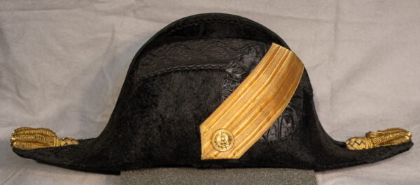 USN Officer Dress Uniform Kit with Bicorne Hat, Epaulets and Sword Belt - Image 10