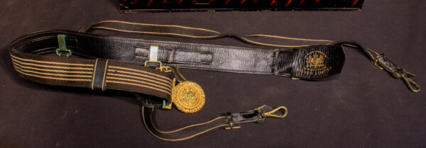 USN Officer Dress Uniform Kit with Bicorne Hat, Epaulets and Sword Belt - Image 4