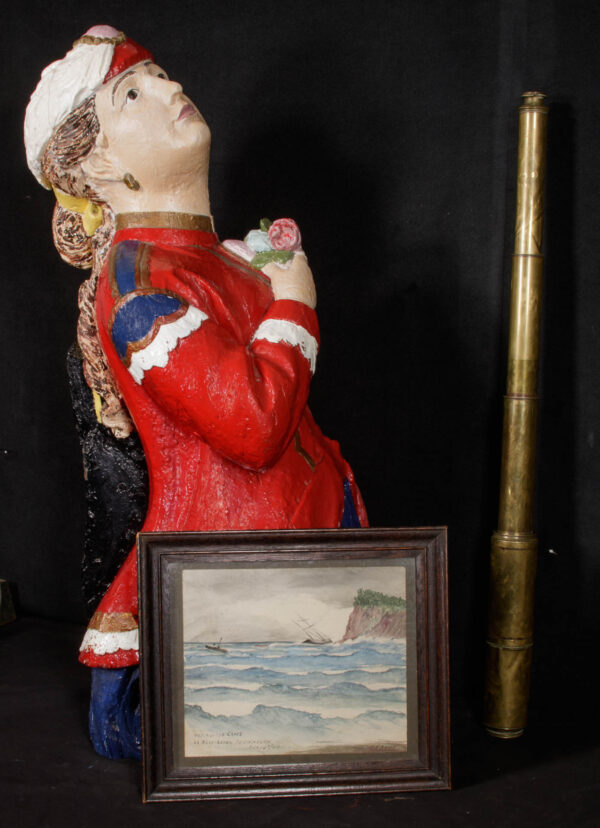 Ship's Figurehead of An Elegant Lady from the Schooner "GRACE" of Salcombe - Image 2