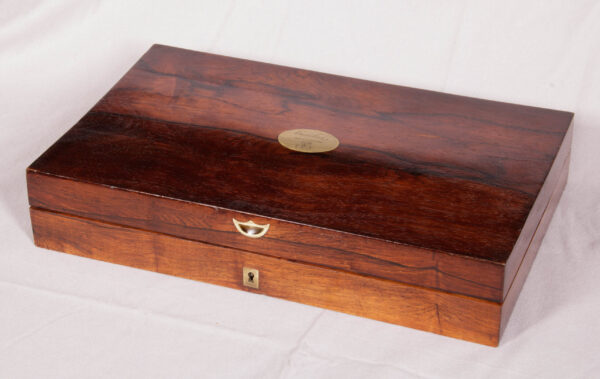 Cased Pair of French Dueling Pistols with Liege Proof Marked Balledent Epernay - Image 2