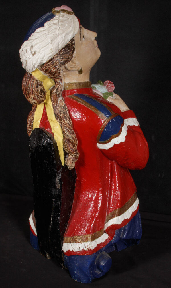 Ship's Figurehead of An Elegant Lady from the Schooner "GRACE" of Salcombe - Image 9